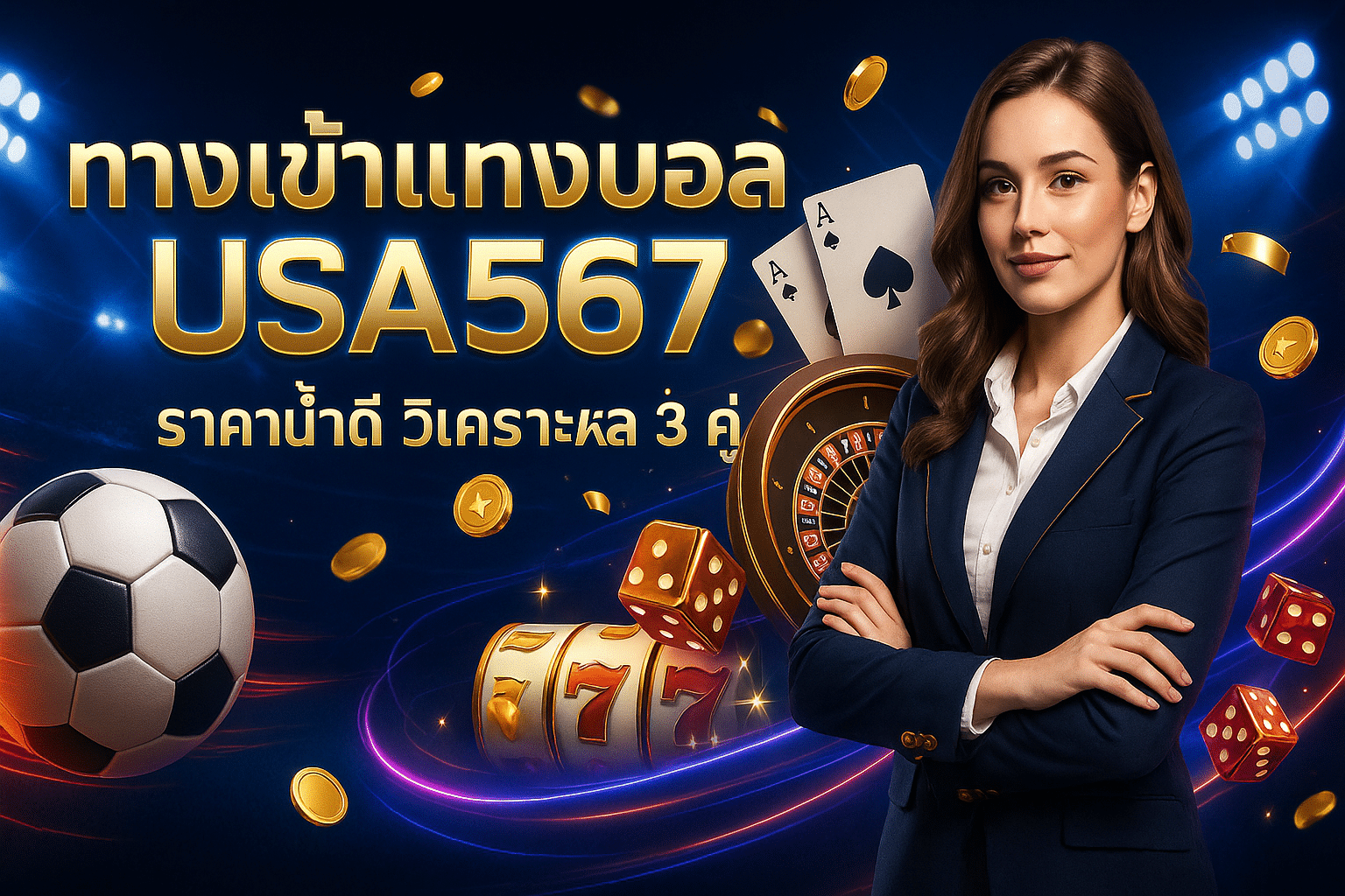 ทางเข้าแทงบอล USA567